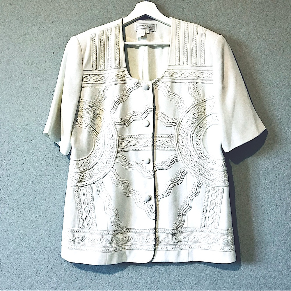 Orlando Rossi White Jacket